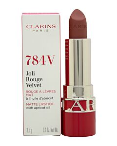 Clarins Matte Joli Rouge Velvet Lipstick 3.5g - 784V Praline Nude | Maznun Fashion