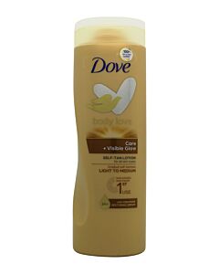 Dove Visible Glow Gradual Tan Body Lotion 400ml - Fair/Medium | Maznun Fashion