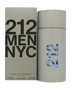 Carolina Herrera 212 Men Eau De Toilette 100ml Spray-A39052
