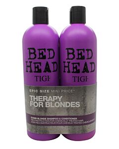Tigi Duo Pack Bed Head Dumb Blonde 750ml Shampoo + 750ml Conditioner-C89352