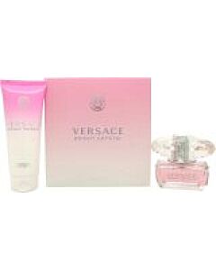 Versace Bright Crystal Gift Set 50ml EDT + 100ml Body Lotion-R36220 | Maznun Fashion