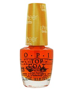 OPI Sheer Tints Top Coat 15ml - I'm Never Amberrassed NTS01-X067309 | Maznun Fashion