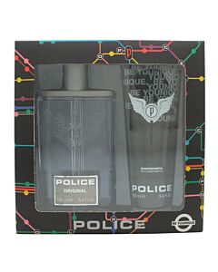 Police Original Gift Set 100ml EDT + 100ml Shower Gel-Y55596 | Maznun Fashion