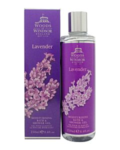 Woods of Windsor Lavender Bath & Shower Gel 250ml-X027415 | Maznun Fashion