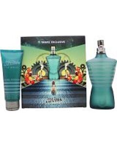 Jean Paul Gaultier Le Male Gift Set 125ml EDT + 75ml All-Over Shower Gel-T14286 | Maznun Fashion