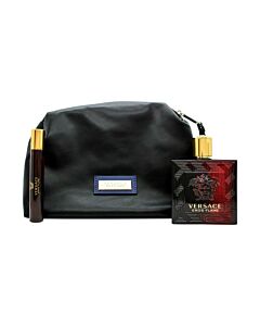 Versace Eros Flame Gift Set 100ml EDP + 10ml EDP + Toiletry Bag-M404648 | Maznun Fashion