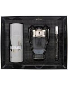 Paco Rabanne Invictus Gift Set 100ml EDT + 150ml Deodorant Spray + 10ml EDT-Z223815 | Maznun Fashion