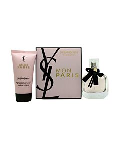 Yves Saint Laurent Mon Paris Gift Set 50ml EDP + 50ml Body Lotion-B962238 | Maznun Fashion