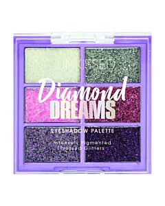 Sunkissed Diamond Dreams Glitter Eye Shadow Palette 6 x 1.1g-L803736 | Maznun Fashion