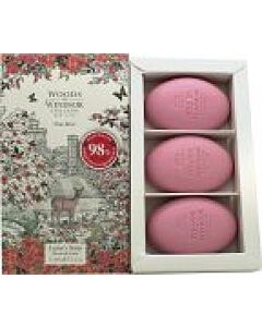 Woods Of Windsor True Rose Soap 60g - 3 Pieces-D564687 | Maznun Fashion