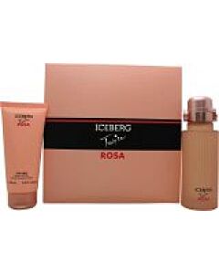 Iceberg Twice Rosa Gift Set 125ml EDT + 100ml Body Lotion-F076951 | Maznun Fashion