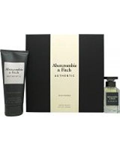 Abercrombie & Fitch Authentic Man Gift Set 50ml EDT + 200ml Hair & Body Wash-J116481 | Maznun Fashion