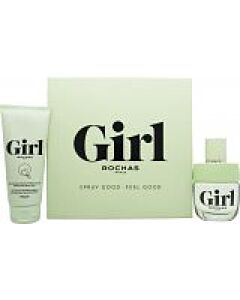Rochas Girl Gift Set 60ml EDT + 100ml Shower Gel-T089255 | Maznun Fashion