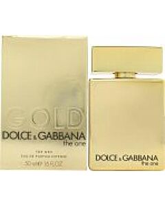 Dolce & Gabbana The One Gold For Men Eau de Parfum Intense 50ml Spray-D096814 | Maznun Fashion