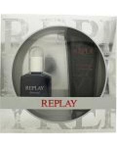 Replay Essential for Him Gift Set 30ml EDT Spray + 100ml Shower Gel-X427254 | Maznun Fashion
