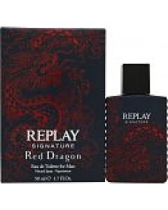 Replay Signature Red Dragon Eau de Toilette 50ml Spray-J204381 | Maznun Fashion