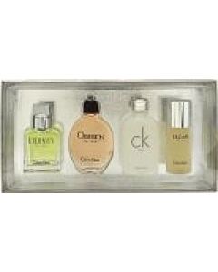 Calvin Klein Miniature Gift Set 15ml Eternity EDT + 15ml Obsession EDT + 15ml CK One EDT + 15ml Escape EDT-L24157 | Maznun Fashion