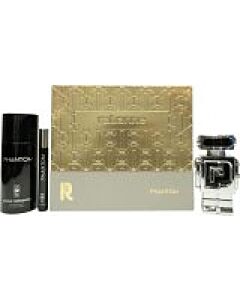 Paco Rabanne Phantom Gift Set 50ml EDT + 10ml EDT + 150ml Deodorant Spray-P541225 | Maznun Fashion