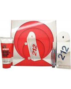 Carolina Herrera 212 Heroes Gift Set 90ml EDT + 100ml Shower Gel + 10ml EDT-J279081 | Maznun Fashion