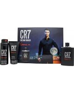 Cristiano Ronaldo CR7 Game On Gift Set 100ml EDT Spray + 150ml Shower Gel + 150ml Body Spray-Z065420 | Maznun Fashion