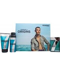 Cristiano Ronaldo CR7 Origins Gift Set 100ml EDT Spray + 150ml Shower Gel + 150ml Body Spray-Z769425 | Maznun Fashion