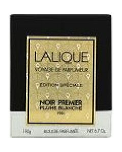 Lalique Candle 190g - Noir Premier Plume Blanche 1901-J083981 | Maznun Fashion