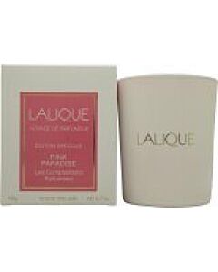 Lalique Les Compositions Parfumées Pink Paradise Candle 190g-N560297 | Maznun Fashion