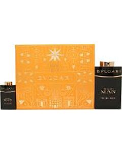 Bvlgari Man In Black Gift Set 100ml EDP + 15ml EDP-T054251 | Maznun Fashion