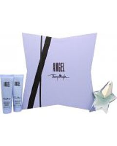 Thierry Mugler Angel Gift Set 25ml EDP + 50ml Body Lotion + 50ml Shower Gel-C681095 | Maznun Fashion