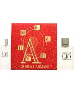 Giorgio Armani Acqua Di Gio Christmas Gift Set 50ml EDT + 15ml EDT-T189263 | Maznun Fashion