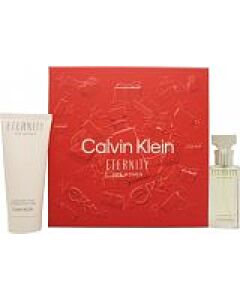 Calvin Klein Eternity Gift Set 30ml EDP + 100ml Body Lotion - Christmas Edition-P765224 | Maznun Fashion