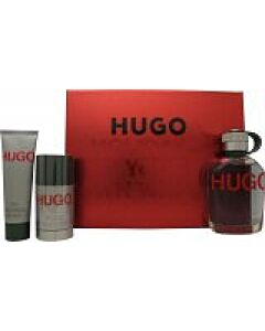Hugo Boss Hugo Man Gift Set 125ml EDT + 75ml Deodorant Stick + 50ml Shower Gel-D076871 | Maznun Fashion