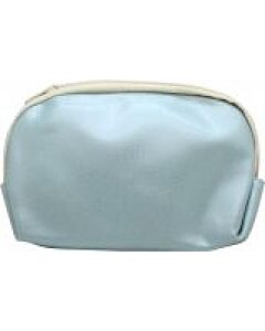 Bags Unlimited Shimmer Small Zip Pouch - Blue White-P187228 | Maznun Fashion