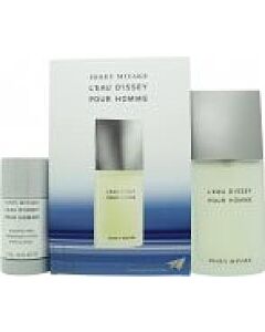 Issey Miyake L'Eau d'Issey Pour Homme Gift Set 75ml EDT + 75g Deodorant Stick-Z735420 | Maznun Fashion