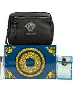 Versace Man Eau Fraiche Gift Set 100ml EDT + 10ml EDT + Bag-J116681 | Maznun Fashion