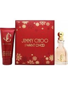 Jimmy Choo I Want Choo Gift Set 60ml EDP + 100ml Body Lotion-N435296 | Maznun Fashion