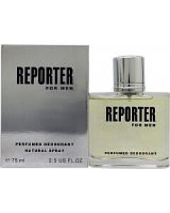 Oleg Cassini Reporter For Men Deodorant Spray 75ml-P919228 | Maznun Fashion