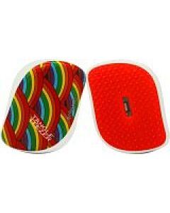 Tangle Teezer Compact Styler Detangling Hair Brush - Rainbow Galore-B996387