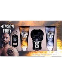 Tyson Fury Gift Set 100ml EDT + 100ml Shower Gel + 100ml Body Lotion + Keyring-V681867 | Maznun Fashion
