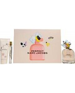 Marc Jacobs Perfect Gift Set 100ml EDP + 75ml Body Lotion + 10ml EDP-F164851 | Maznun Fashion