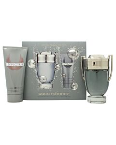 Paco Rabanne Invictus Gift Set 100ml EDT + 100ml All Over Shampoo-J54381 | Maznun Fashion