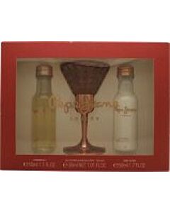 Pepe Jeans For Her Gift Set 30ml EDP + 50ml Body Lotion + 50ml Shower Gel-L725887 | Maznun Fashion