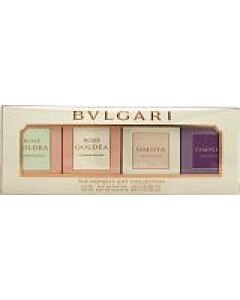 Bvlgari Miniatures Gift Set 5ml Rose Goldea Blossom Delight EDP + 5ml Rose Goldea Blossom Delight EDT + 5ml Omnia Crystalline EDT + 5ml Omnia Amethyste EDT-L525902 | Maznun Fashion