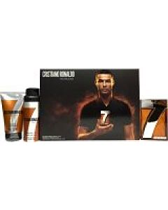 Cristiano Ronaldo CR7 Fearless Gift Set 100ml EDT + 150ml Shower Gel + 150ml Body Spray-F481351 | Maznun Fashion
