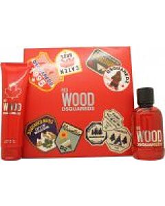 DSquared² Red Wood Gift Set 100ml EDT + 150ml Body Lotion-T834255 | Maznun Fashion