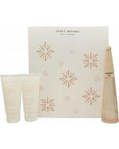 Issey Miyake L'Eau d'Issey Pivoine Gift Set 50ml EDT + 2 x 50ml Body Lotion-L525994 | Maznun Fashion