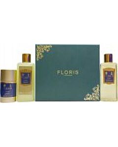 Floris Cefiro Gift Set 250ml Shower Gel + 250ml Shampoo + 75ml Deodorant Stick-B796449 | Maznun Fashion