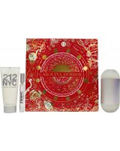 Carolina Herrera 212 NYC Gift Set 100ml EDT + 100ml Body Lotion + 10ml EDT-V921897 | Maznun Fashion