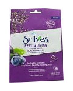 St. Ives Revitalising Acai Blueberry & Chia Seed Oil Mask 23ml - 1 Sheet-F507551 | Maznun Fashion