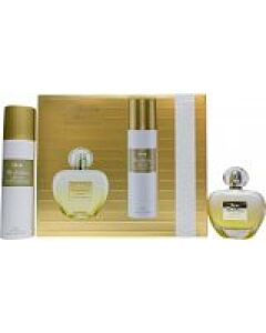 Antonio Banderas Her Golden Secret Gift Set 80ml EDT + 150ml Deodorant Spray-P553229 | Maznun Fashion